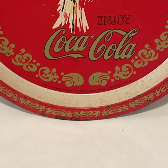 Vintage 1982   Coca-Cola tray made in Hong Kong - Picture 3 of 8